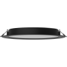 Mexen LDRR mennyezeti LED süllyesztett downlight panel, kör Ø 22 cm, 18W, Hideg - 6500K, 1440 lm, fekete - L210-022-1865-70