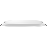 Mexen LDRR mennyezeti süllyesztett LED panel lámpa, 30 cm átmérőjű, 24W, Semleges - 4000K, 2640 lm, fehér