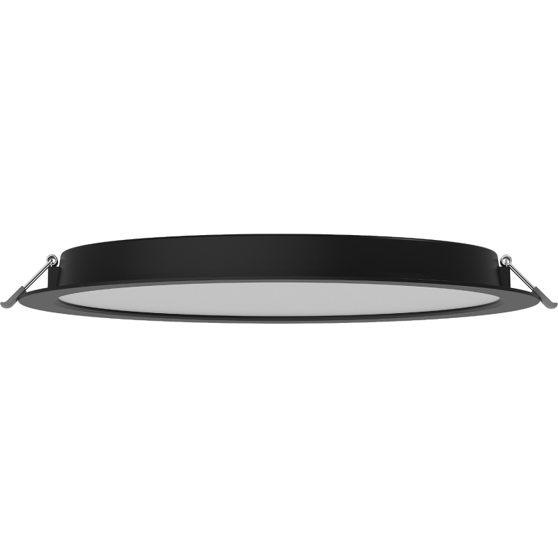 Mexen LDRR panou de tavan downlight LED încastrat fi 30 cm, 24W, Rece - 6500K, 1920 lm, negru - L210-030-2465-70
