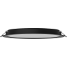Mexen LDRR mennyezeti süllyesztett LED downlight panel, 30 cm átmérő, 24W, Hideg - 6500K, 1920 lm, fekete - L210-030-2465-70