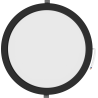 Mexen LDRR mennyezeti süllyesztett LED downlight panel, 30 cm átmérő, 24W, Hideg - 6500K, 1920 lm, fekete - L210-030-2465-70