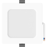 Mexen LDRR mennyezeti panel LED süllyesztett lámpa 12 x 12 cm, 6W, Semleges - 4000K, 600 lm, fehér - L211-012-0640-20