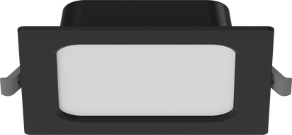 Mexen LDRR Beépített LED süllyesztett mennyezeti panel 12 x 12 cm, 6W, Semleges - 4000K, 390 lm, fekete - L211-012-0640-70