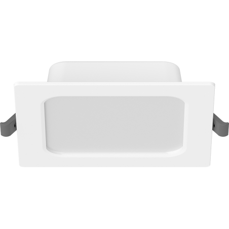 Mexen LDRR panel tavan downlight LED încastrat 12 x 12 cm, 6W, Rece - 6500K, 600 lm, alb - L211-012-0665-20