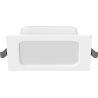 Mexen LDRR panel tavan downlight LED încastrat 12 x 12 cm, 6W, Rece - 6500K, 600 lm, alb - L211-012-0665-20