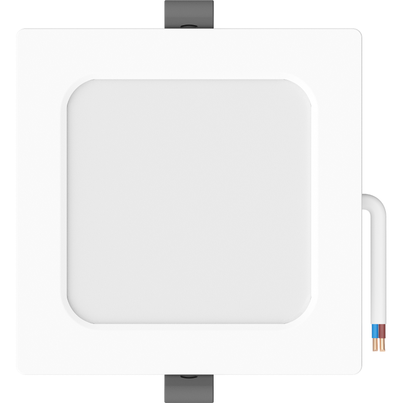 Mexen LDRR mennyezeti LED süllyesztett 12 x 12 cm-es panel, 6W, Hideg - 6500K, 600 lm, fehér - L211-012-0665-20