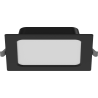 Mexen LDRR panou de tavan cu LED încastrat downlight 14 x 14 cm, 9W, Rece - 6500K, 720 lm, negru - L211-014-0965-70