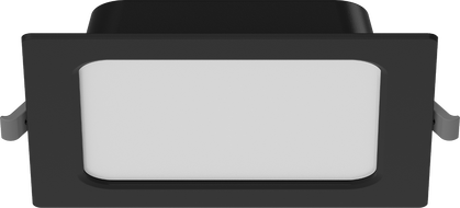 Mexen LDRR 14 x 14 cm-es, 9W, Hideg - 6500K, 720 lm, fekete süllyeszthető LED mennyezeti panel - L211-014-0965-70