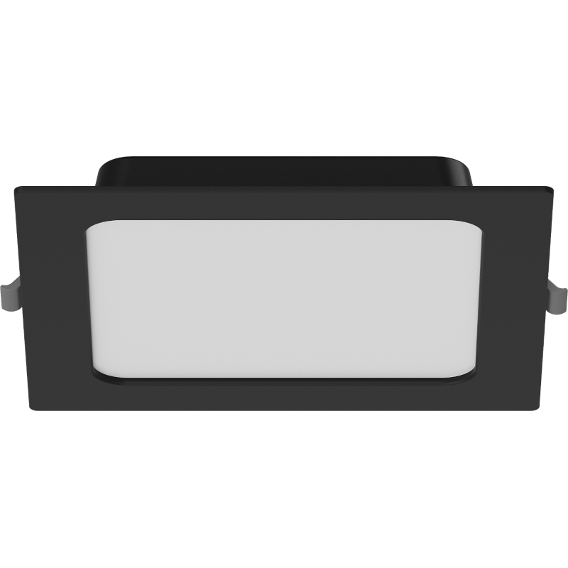 Mexen LDRR mennyezeti LED süllyesztett spotlámpa 17 x 17 cm, 12W, Semleges - 4000K, 1320 lm, fekete - L211-017-1240-70