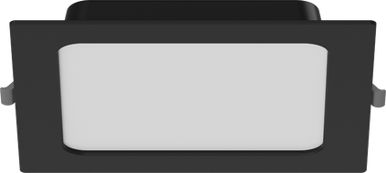 Mexen LDRR mennyezeti LED süllyesztett spotlámpa 17 x 17 cm, 12W, Semleges - 4000K, 1320 lm, fekete - L211-017-1240-70