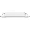 Mexen LDRR mennyezeti panel, süllyesztett LED downlight 17 x 17 cm, 12W, Hideg - 6500K, 1320 lm, fehér - L211-017-1265-20