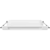 Mexen LDRR panou plafon LED downlight încastrat 17 x 17 cm, 12W, Rece - 6500K, 1320 lm, alb - L211-017-1265-20