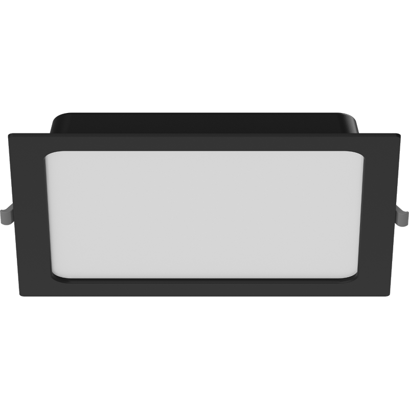 Mexen LDRR Panou plafonieră LED downlight încastrat 22 x 22 cm, 18W, Neutru - 4000K, 1350 lm, negru - L211-022-1840-70