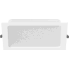 Mexen LDRR panou de tavan LED încorporat 22 x 22 cm, 18W, Rece - 6500K, 1980 lm, alb - L211-022-1865-20