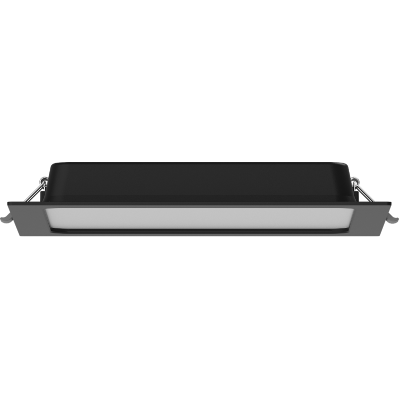 Mexen LDRR mennyezeti LED-es süllyesztett downlight panel, 22 x 22 cm, 18W, Hideg - 6500K, 1440 lm, fekete - L211-022-1865-70