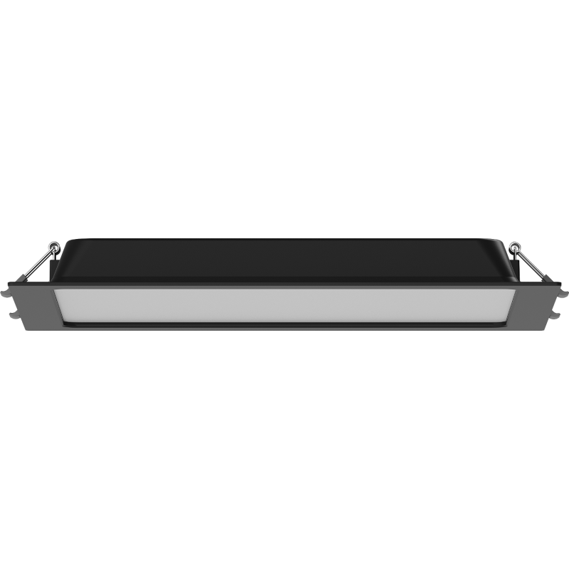 Mexen LDRR mennyezeti LED süllyesztett lámpa, 30 x 30 cm, 24W, Semleges - 4000K, 1920 lm, fekete - L211-030-2440-70