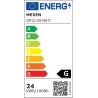 Mexen LDRR beépített LED-es mennyezeti panel downlight 30 x 30 cm, 24W, Hideg - 6500K, 1920 lm, fekete - L211-030-2465-70