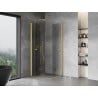 Mexen Mist-F Duo cabină de duș pliabilă 110 x 110 cm, transparent, auriu periat - 8A6-110L-110P-55-00