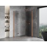 Mexen Mist-F Duo összecsukható zuhanykabin jobb 70 x 120 cm, átlátszó, kefe rozsda - 8A6-070L-120P-65-00