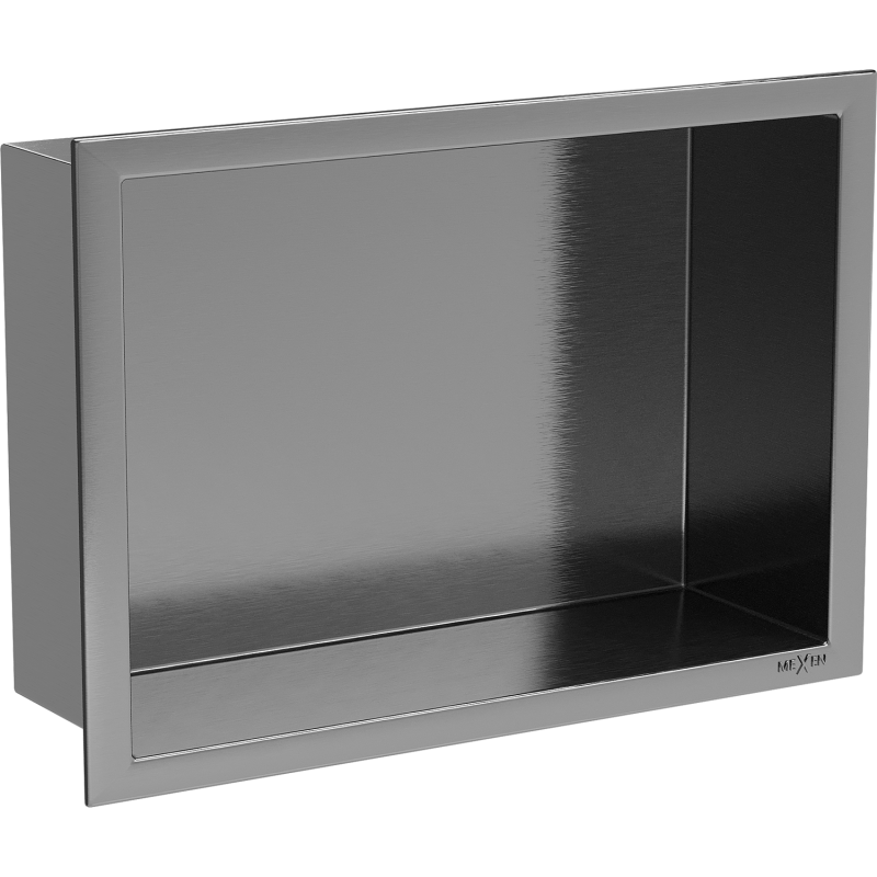 Mexen X-Wall-R fali polc peremmel 30 x 20 cm, Gun grey kefe - 19E0302010