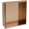 Mexen X-Wall-NR raft de nișă fără flanșă 30 x 30 cm, cupru periat - 19C1303010