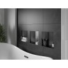 Mexen X-Wall-NR raft de nișă fără margine 30 x 30 cm, gri armat periat - 19E1303010