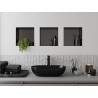 Mexen X-Wall-NR raft de nișă fără margine 30 x 30 cm, gri armat periat - 19E1303010