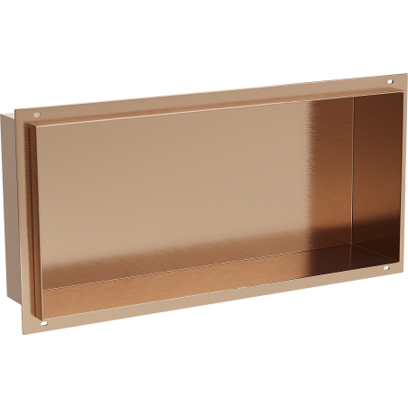 Mexen X-Wall-NR raft nișă fără flanșă 45 x 20 cm, cupru periat - 19C1452010