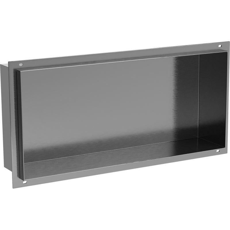 Mexen X-Wall-NR raft de nișă fără flanșă 45 x 20 cm, gri tun brushed - 19E1452010