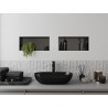 Mexen X-Wall-NR raft de nișă fără flanșă 45 x 20 cm, gri tun brushed - 19E1452010