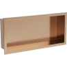 Mexen X-Wall-R raft de nișă cu flanșă 45 x 20 cm, cupru periat - 19C0452010