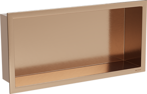 Mexen X-Wall-R raft de nișă cu flanșă 45 x 20 cm, cupru periat - 19C0452010