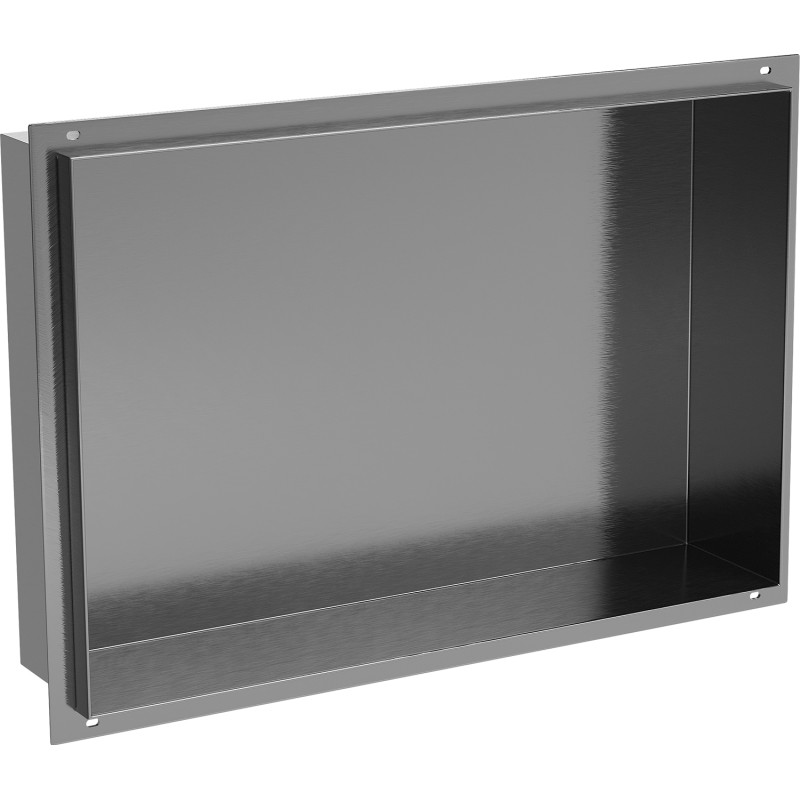 Mexen X-Wall-NR raft încastrat fără flanșă 45 x 30 cm, gri armă periat - 19E1453010
