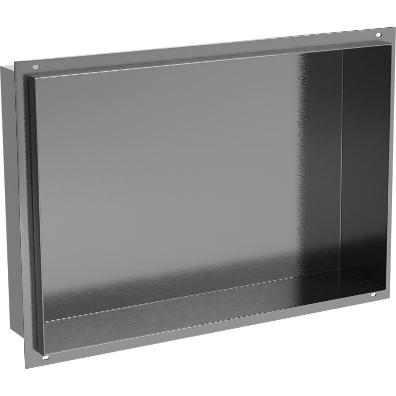 Mexen X-Wall-NR raft încastrat fără flanșă 45 x 30 cm, gri pistă periat - 19E1453010