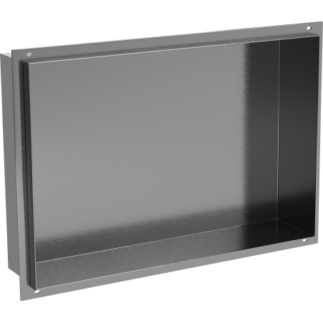 Mexen X-Wall-NR fali polc perem nélkül 45 x 30 cm, gun grey kefe - 19E1453010