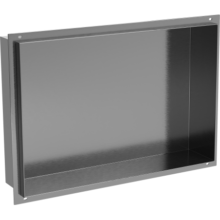 Mexen X-Wall-NR raft încastrat fără flanșă 45 x 30 cm, gri pistă periat - 19E1453010