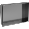 Mexen X-Wall-NR fali polc perem nélkül 45 x 30 cm, gun grey kefe - 19E1453010