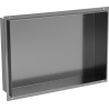Mexen X-Wall-NR raft încastrat fără flanșă 45 x 30 cm, gri pistă periat - 19E1453010