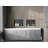 Mexen X-Wall-NR fali polc perem nélkül 45 x 30 cm, gun grey kefe - 19E1453010