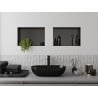 Mexen X-Wall-NR raft încastrat fără flanșă 45 x 30 cm, gri pistă periat - 19E1453010