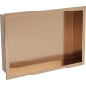 Mexen X-Wall-R raft în perete cu flanșă 45 x 30 cm, cupru periat - 19C0453010