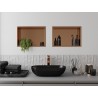 Mexen X-Wall-R raft în perete cu flanșă 45 x 30 cm, cupru periat - 19C0453010