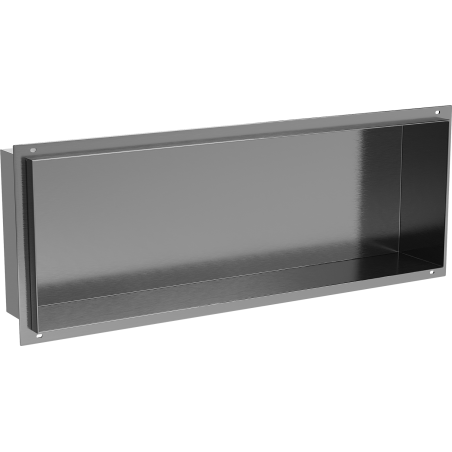 Mexen X-Wall-NR perem nélküli beépített polc 60 x 20 cm, gun grey kefélt - 19E1602010
