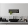 Mexen X-Wall-NR raft încastrat fără margine 60 x 20 cm, gri pistoale periat - 19E1602010