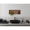 Mexen X-Wall-R raft de nișă cu flanșă 60 x 20 cm, cupru periat - 19C0602010