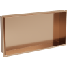 Mexen X-Wall-NR fül nélküli fali polc 60 x 30 cm, kefélt réz - 19C1603010