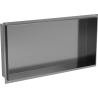 Mexen X-Wall-NR raft încastrat fără ramă 60 x 30 cm, gri armă periat - 19E1603010