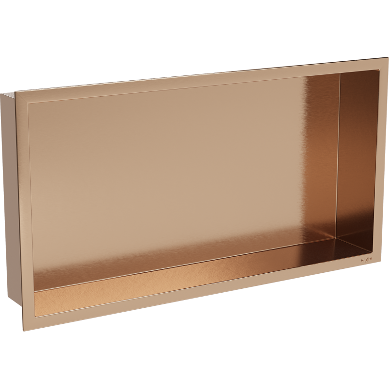Mexen X-Wall-R niches polc peremmel 60 x 30 cm, kefevelt réz - 19C0603010
