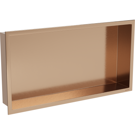 Mexen X-Wall-R niches polc peremmel 60 x 30 cm, kefevelt réz - 19C0603010