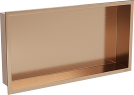Mexen X-Wall-R raft încastrat cu flanșă 60 x 30 cm, cupru periat - 19C0603010